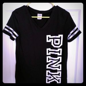 Pink by Victoria's secret vneck tshirt